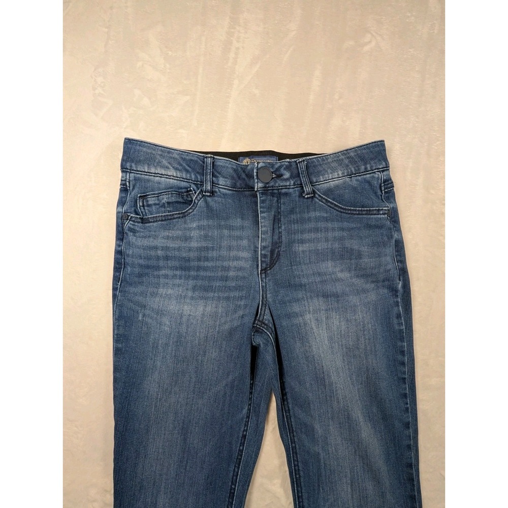 Democracy Ab Solution Flare Blue Women Size 10 High Rise Patch Pocket Jeans